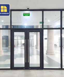 Cửa kính chống cháy 2 cánh mở quay 2 chiều