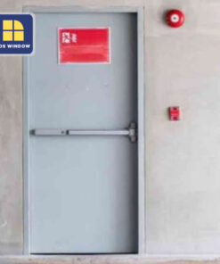 Cửa thép chống cháy 1 cánh tay đẩy panic