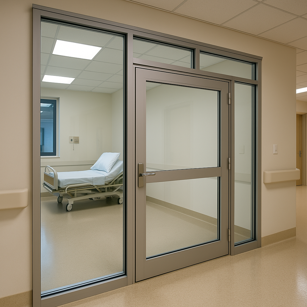 Dịch vụ thiết kế & thi công vách kính chống cháy trọn gói cho bệnh viện